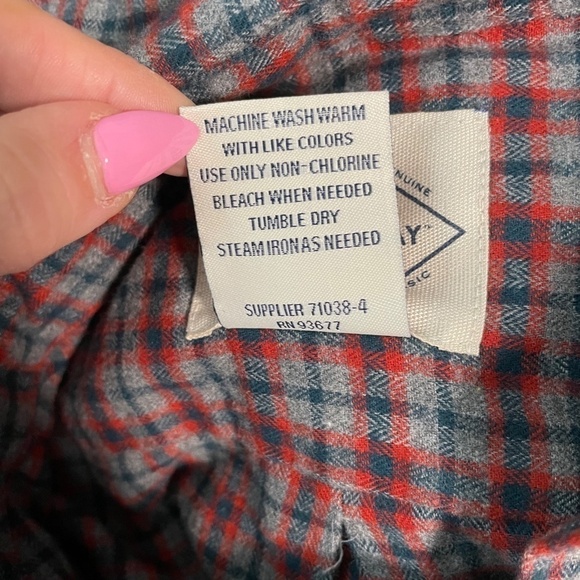 St. John's Bay Flannel Button Down Shirt - Picture 6 of 6